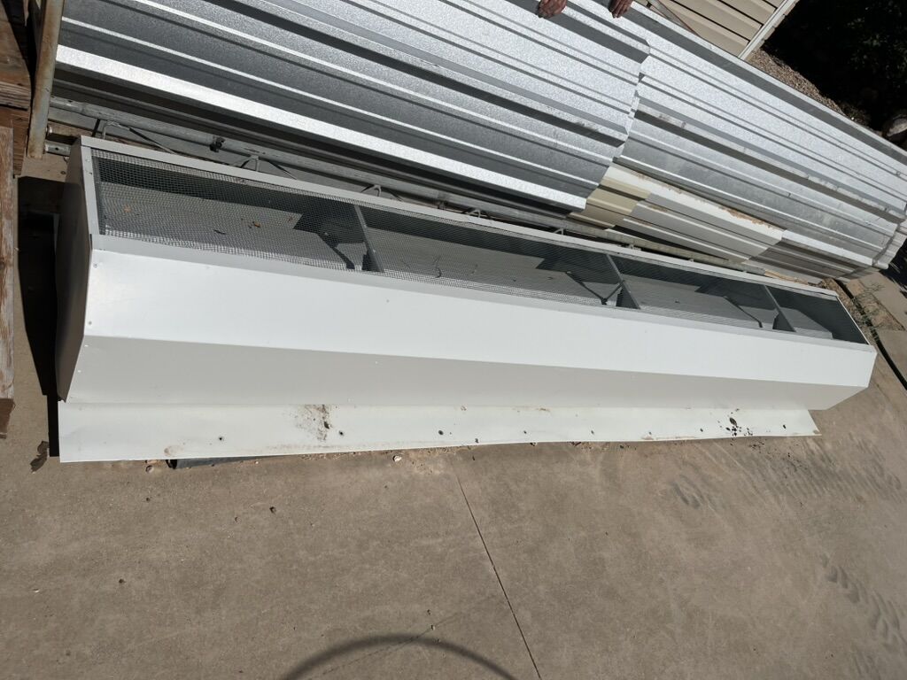 10' metal ridge vent for metal roof