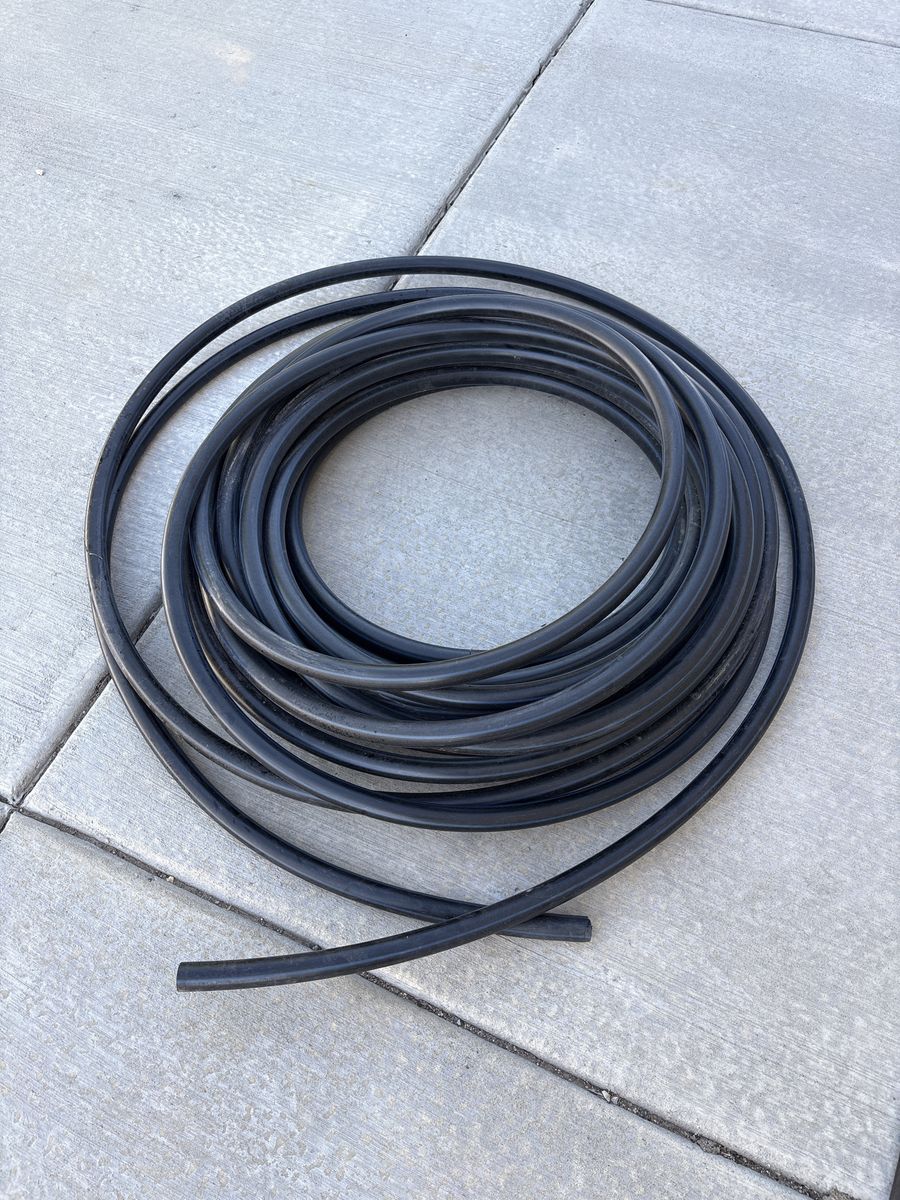 1" Black Polypipe Tubing - Approx. 100 ft. Length