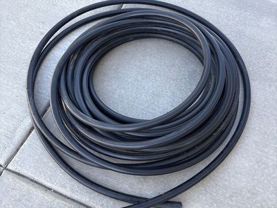 1" Black Polypipe Tubing - Approx. 100 ft. Length