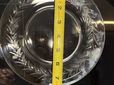 Vintage Pristine Fostoria Holly Crystal Set