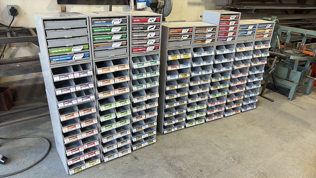 Hillman Bolt / Screw Hardware Organizer Bins