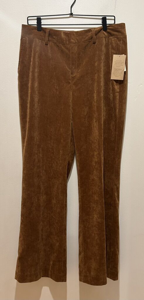 NWT Coldwater Creek Brown Whisper Corduroy Pants