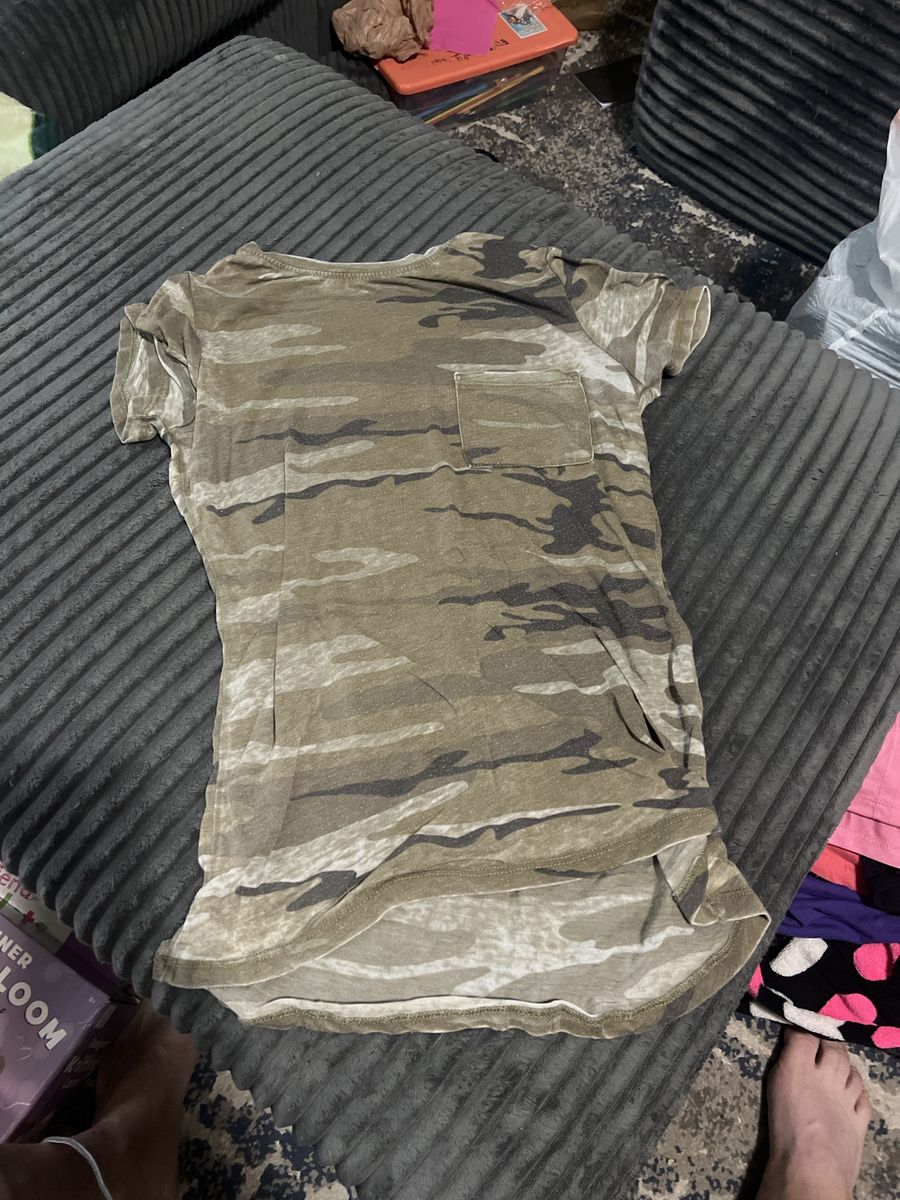 Zoe and Liv camo shirt