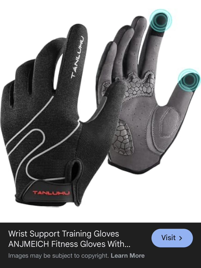 Tanluhu Full Finger Cycling Gloves (large)