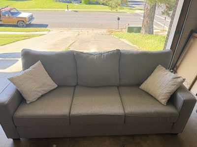 Gray 3 seat couch