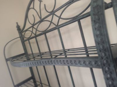Wrought iron rack