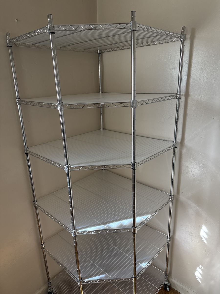 Corner Wire Storage Rack