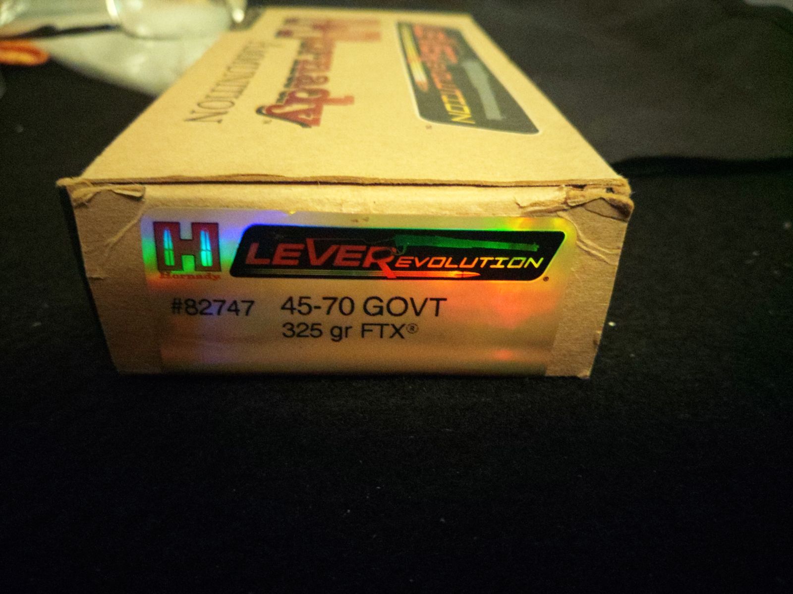 Hornady LEVERevolution 325 grain FTX Rifle Ammo 45-70 Gov’t Government