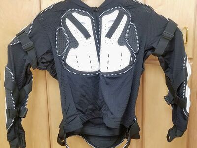 Motorcycle Protective Jacket Full Body Armor, Chest Spine Protection Size XXL