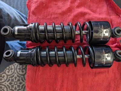 Progressive 412 Adjustable Rear Shocks for Harley Davidson Touring