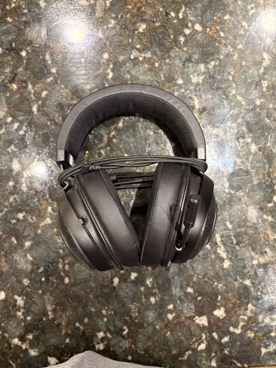 Razer Kraken Pro V2 Wired Gaming Headset with Retractable Mic - Black