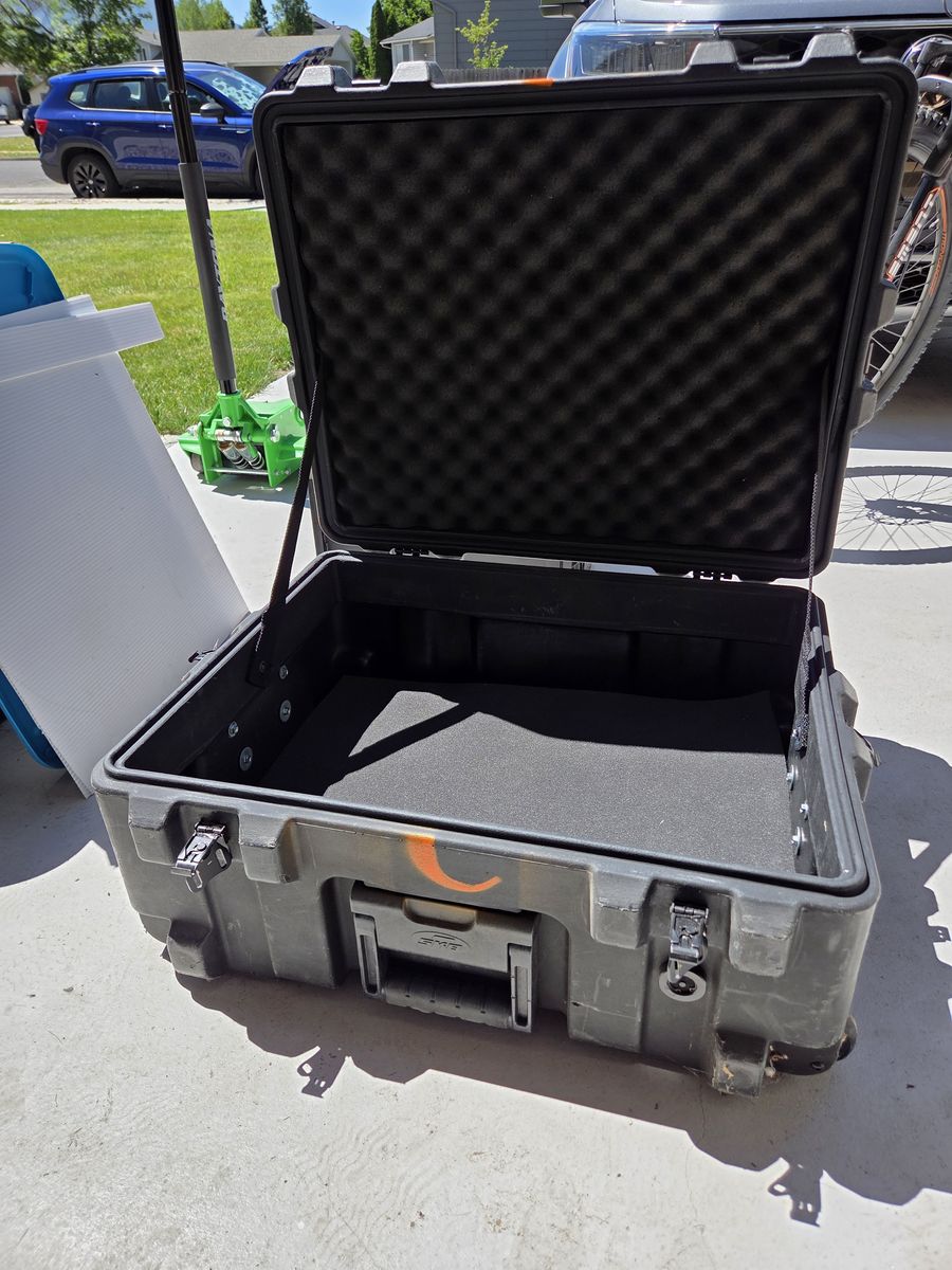 SKB 3SKB-2424W Roto Molded Utility Trunk, Heavy Duty Storage Case with Wheels