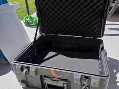 SKB 3SKB-2424W Roto Molded Utility Trunk, Heavy Duty Storage Case with Wheels