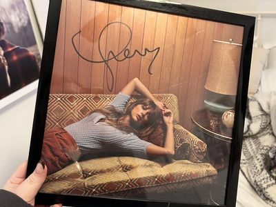 Taylor Swift Signed Vinyl Insert