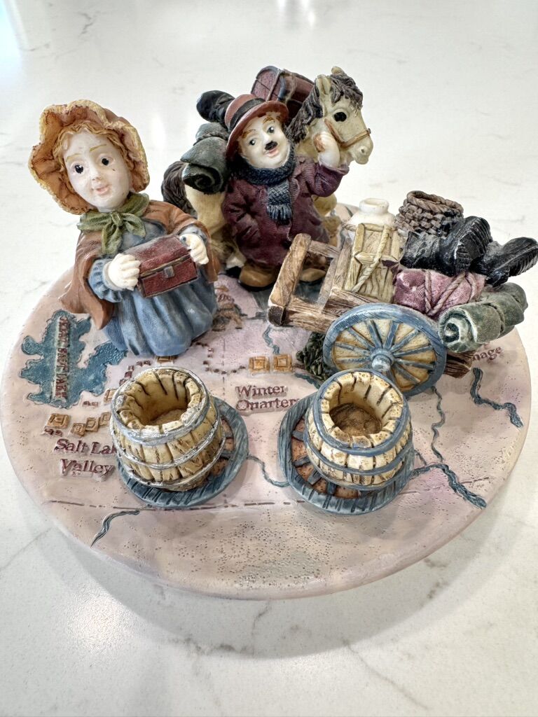 Collectible Vintage Miniature Tea Set - Pioneers