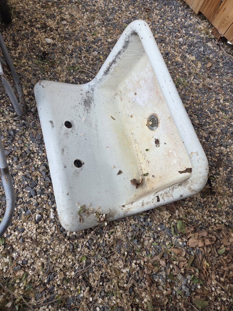 cast iron sink vintage