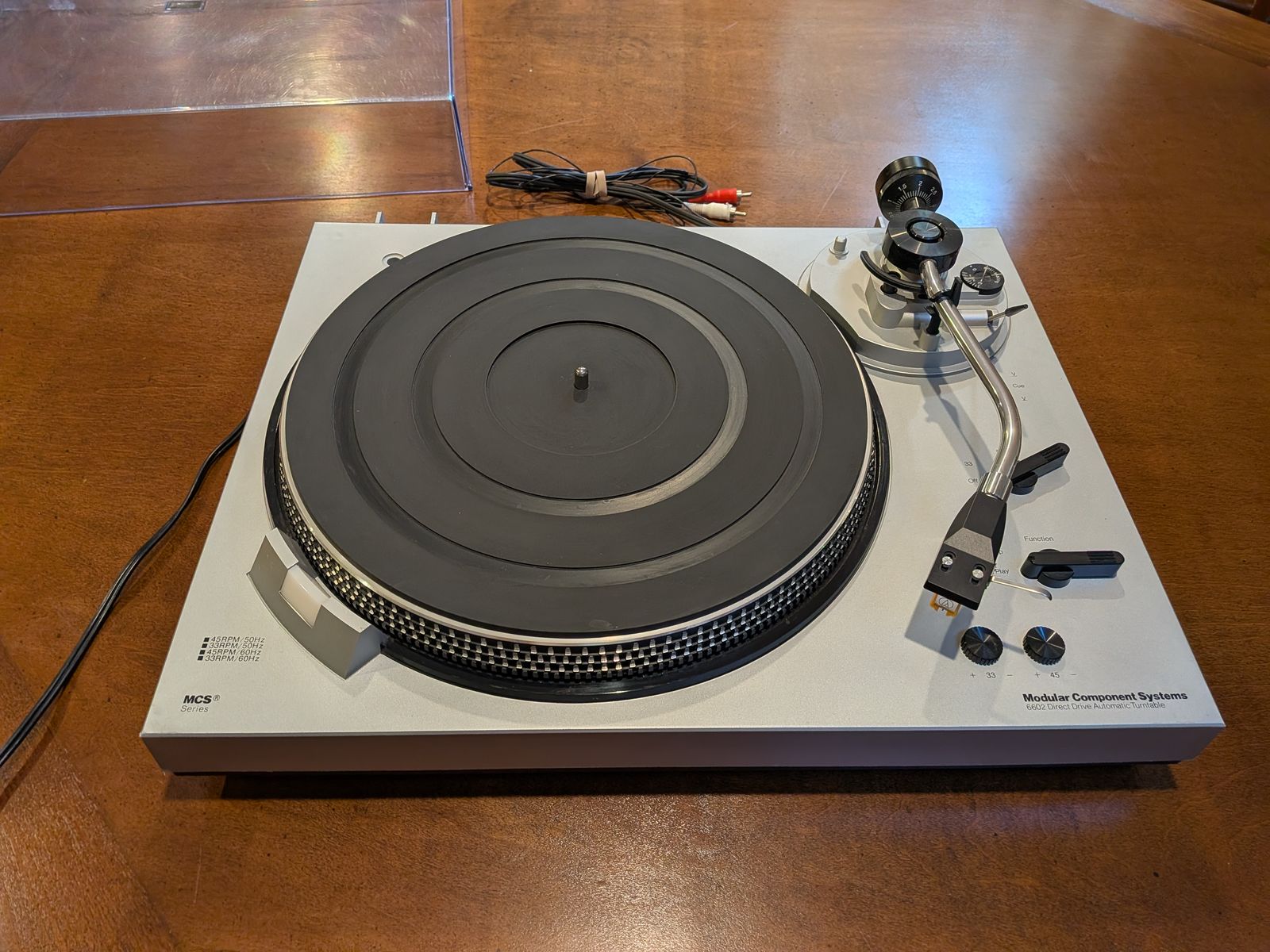 MCS Turntable Record Player - MCS 6602 Direct Drive Automatic Turntable Modular Component Systems