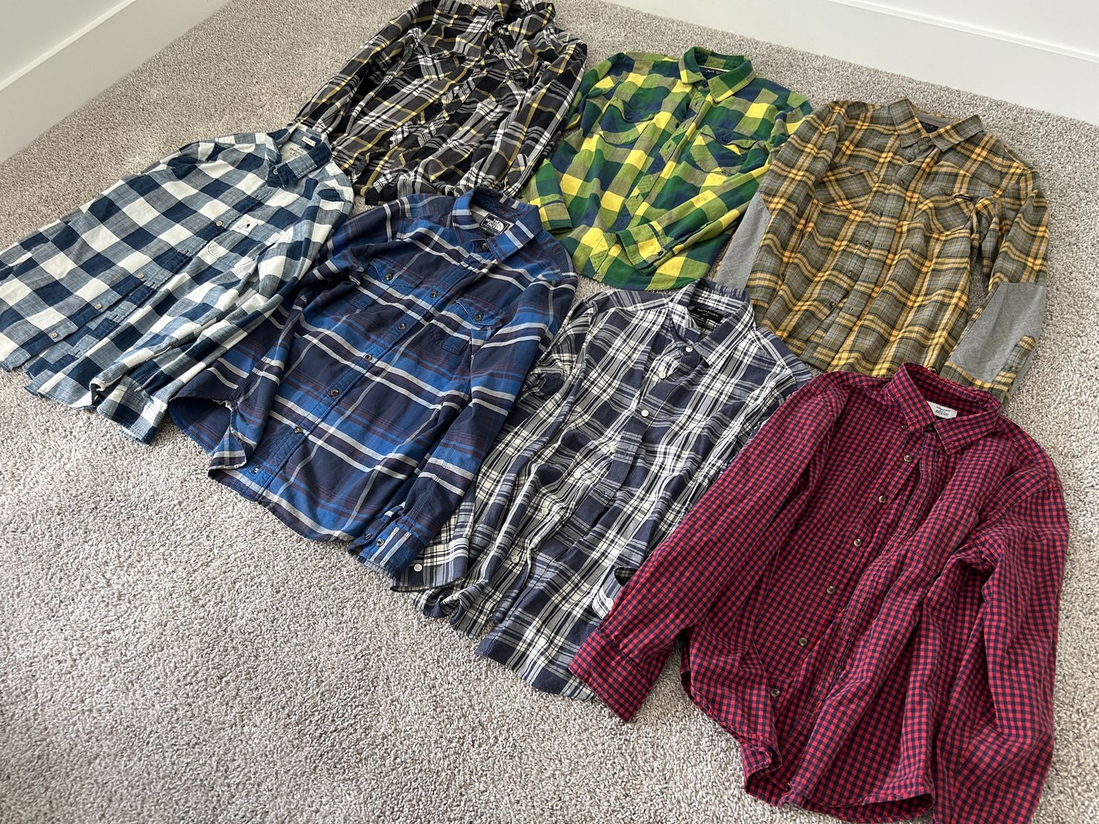 Mens Premium Flannel - Oakley, Fox, North Face,