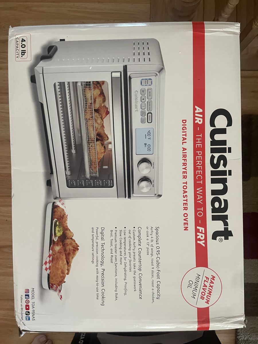Cuisinart TOA-95 XL Digital Air Fryer Toaster Oven - New Open Box