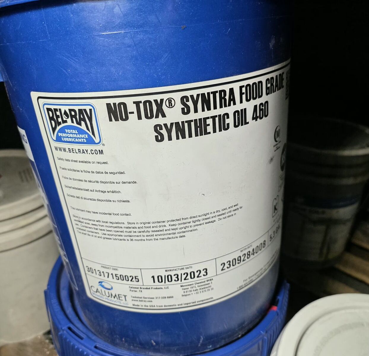 BELRAY No-Tox® Syntra™ Food Grade Synthetic Oil
A