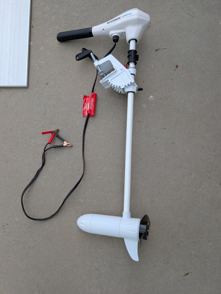 Sea eagle trolling motor and mount!