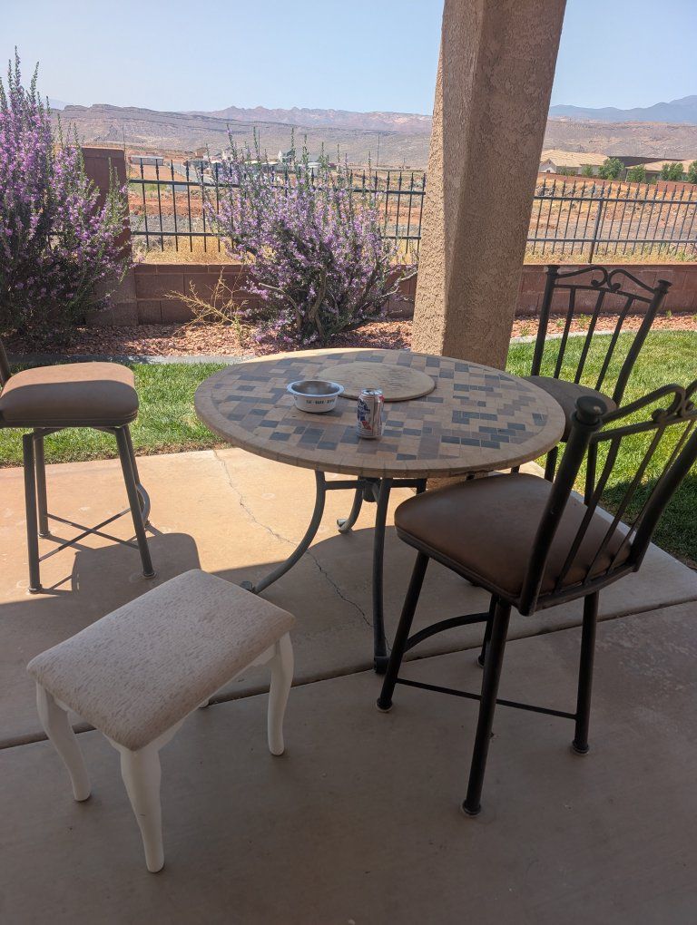 Outdoor Patio 3 High-Back Chairs