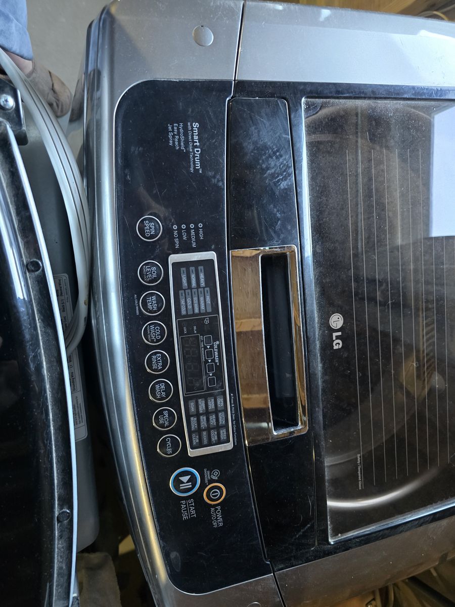 LG washer and dryer
