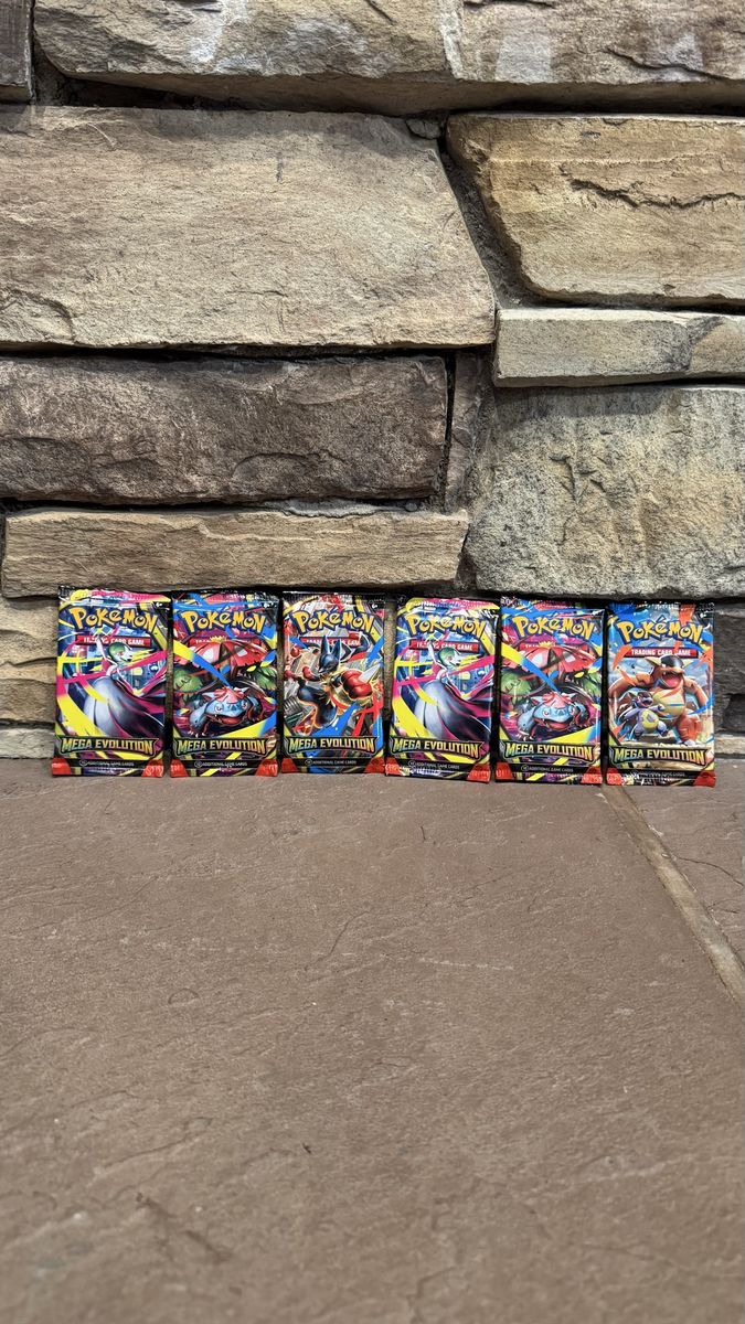 Pokémon Mega Evolution Packs (6x) from Pokemon vending machine Pokemon cards