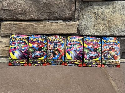 Pokémon Mega Evolution Packs (6x) from Pokemon vending machine Pokemon cards