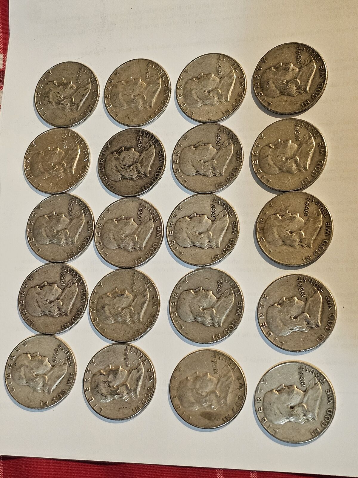 Silver Half Dollars ($10 Face Rolls) – Franklin, Walking Liberty, Kennedy (90% & 40%)