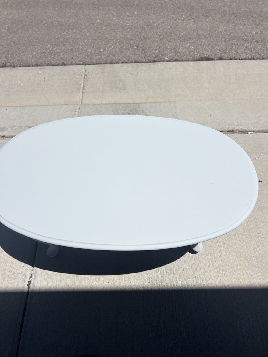 Light gray coffee table