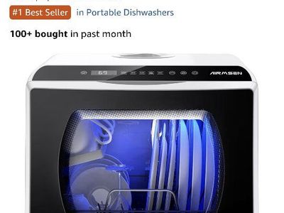 AIRMSEN Portable Countertop Dishwasher