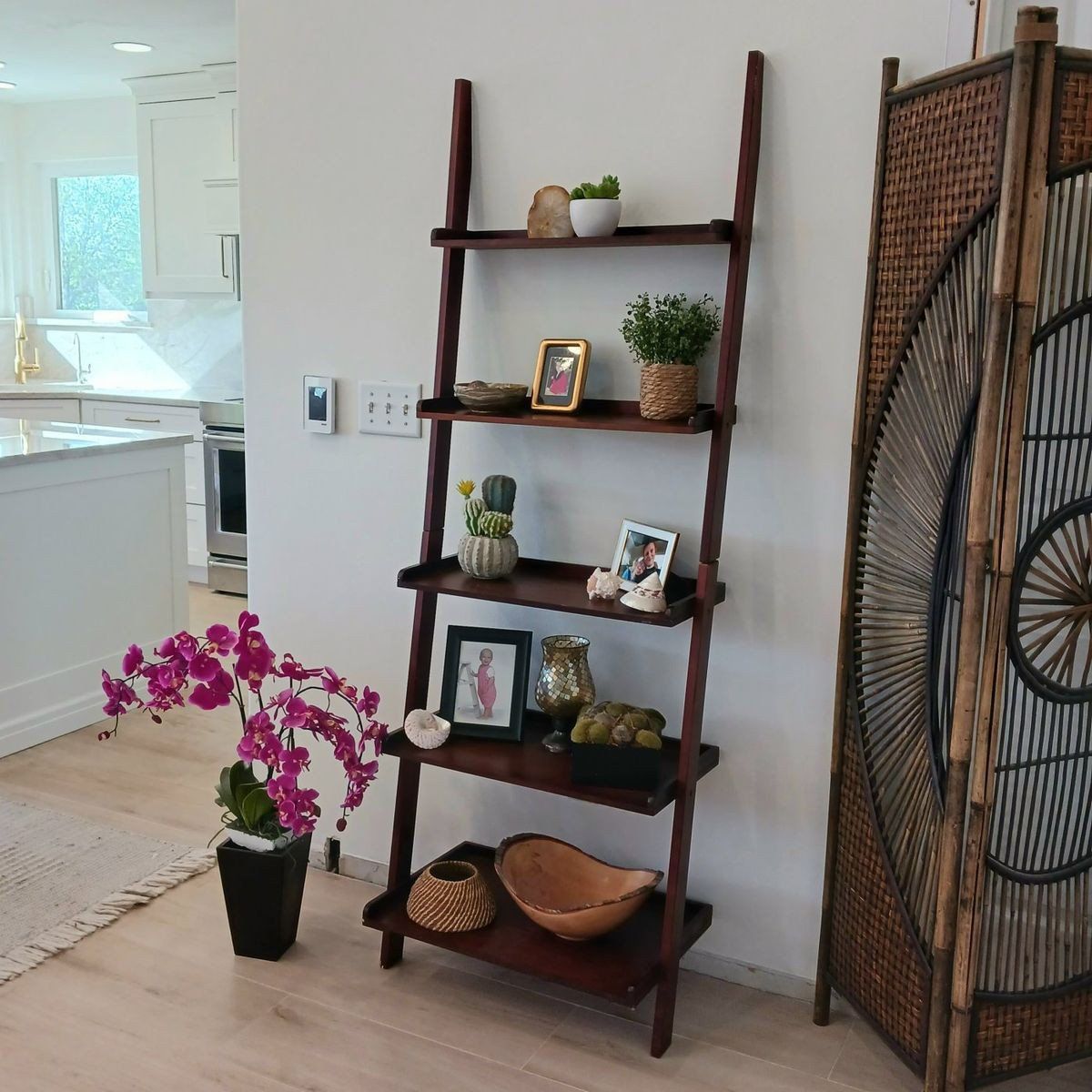 5-tier ladder bookshelf