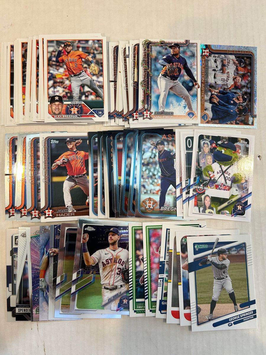 HOUSTON ASTROS 650+ CARD LOT