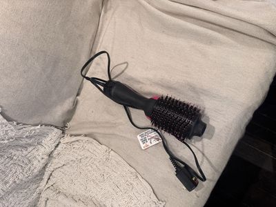 Revlon One-Step Volumizer PLUS 2.0 Hair Dryer and Hot Air Brush (Black/Pink)