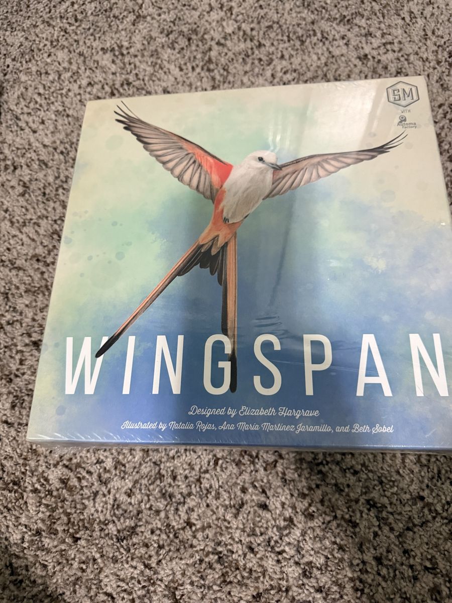 Wingspan Board Game by Stonemaier Games - Designed by Elizabeth Hargrave, New/Sealed
