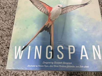Wingspan Board Game by Stonemaier Games - Designed by Elizabeth Hargrave, New/Sealed