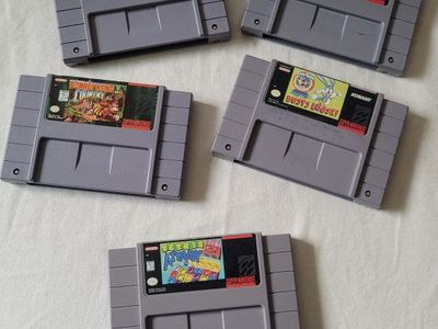 bunch of SNES games