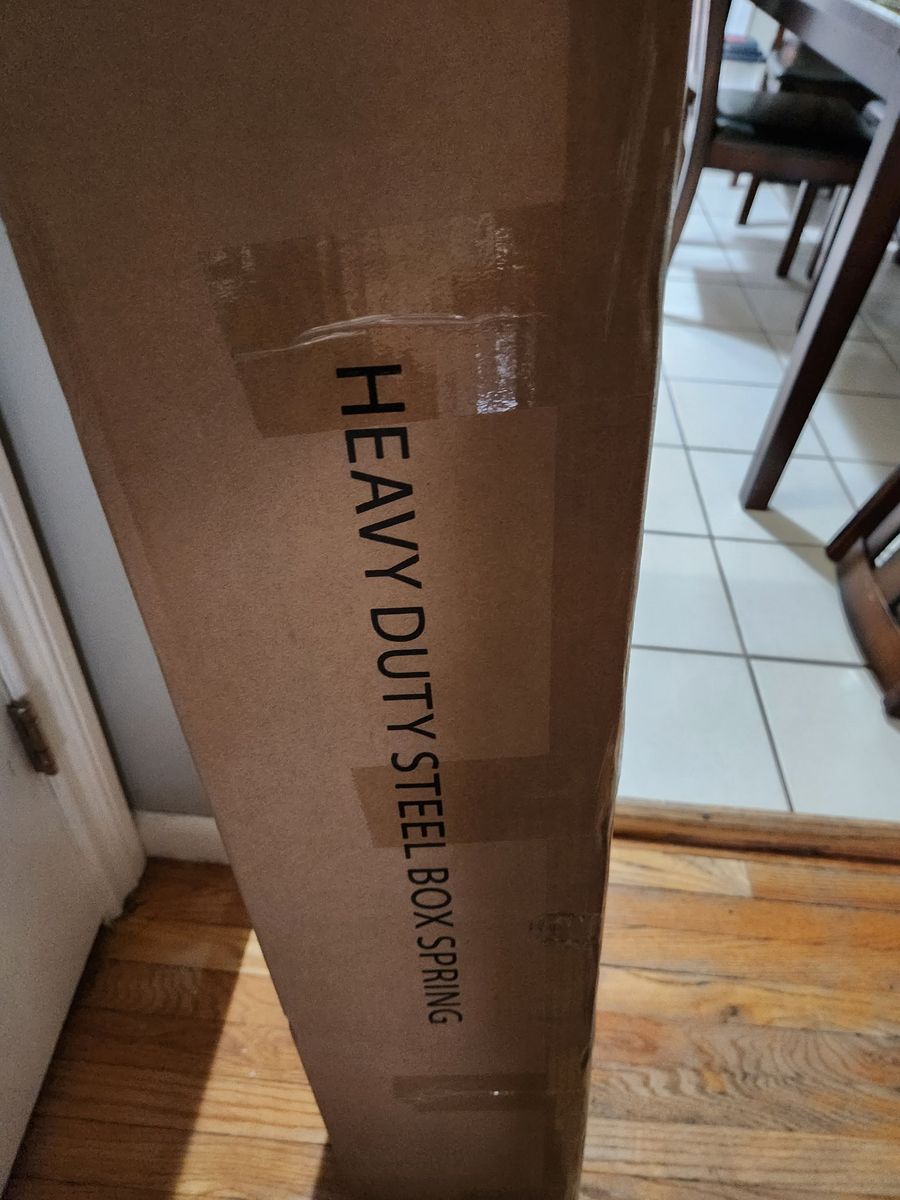 Brand New Queen Metal Box Spring 9" – Heavy Duty Mattress Foundation (In Box)