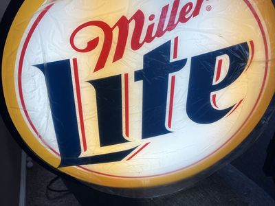 Miller Lite Bar Light/Sign