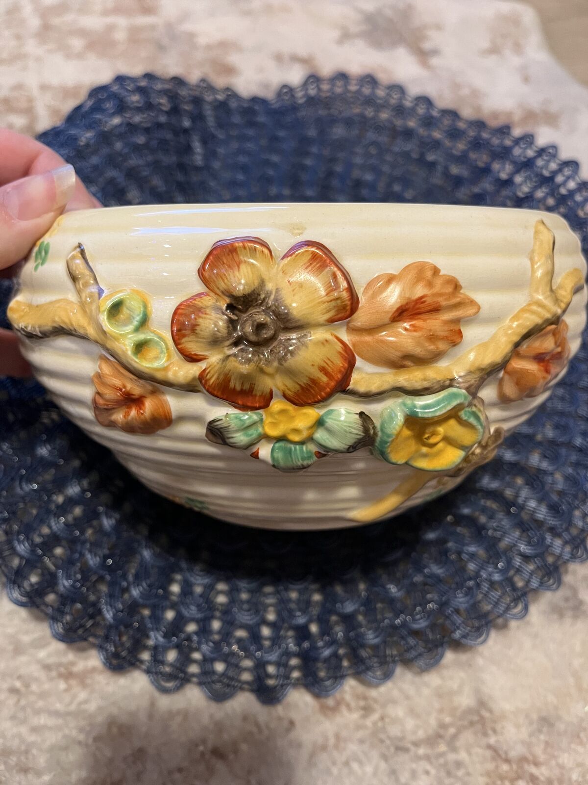 Vintage Clarice Cliff My Garden Newport Pottery Bowl