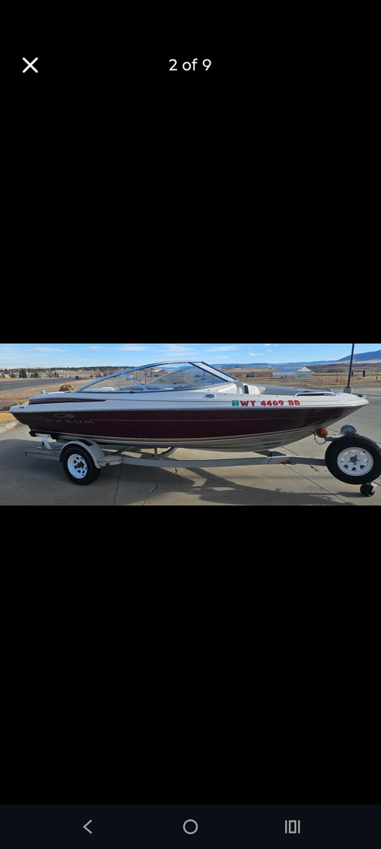 1996 Maxum 1900SR