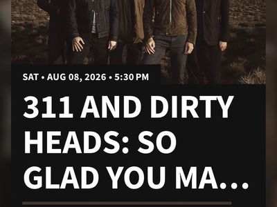 One Lawn ticket to 311 & Dirty Heads Concert - Aug 8, 2026