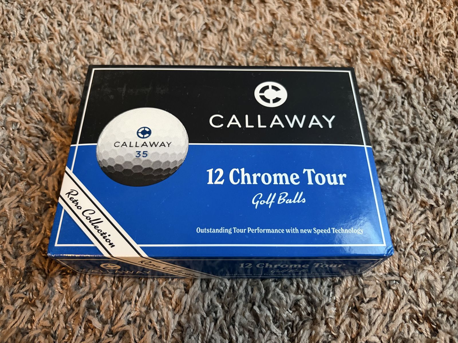 Callaway Chrome Tour Retro Collection Golf Balls - 12 Pack