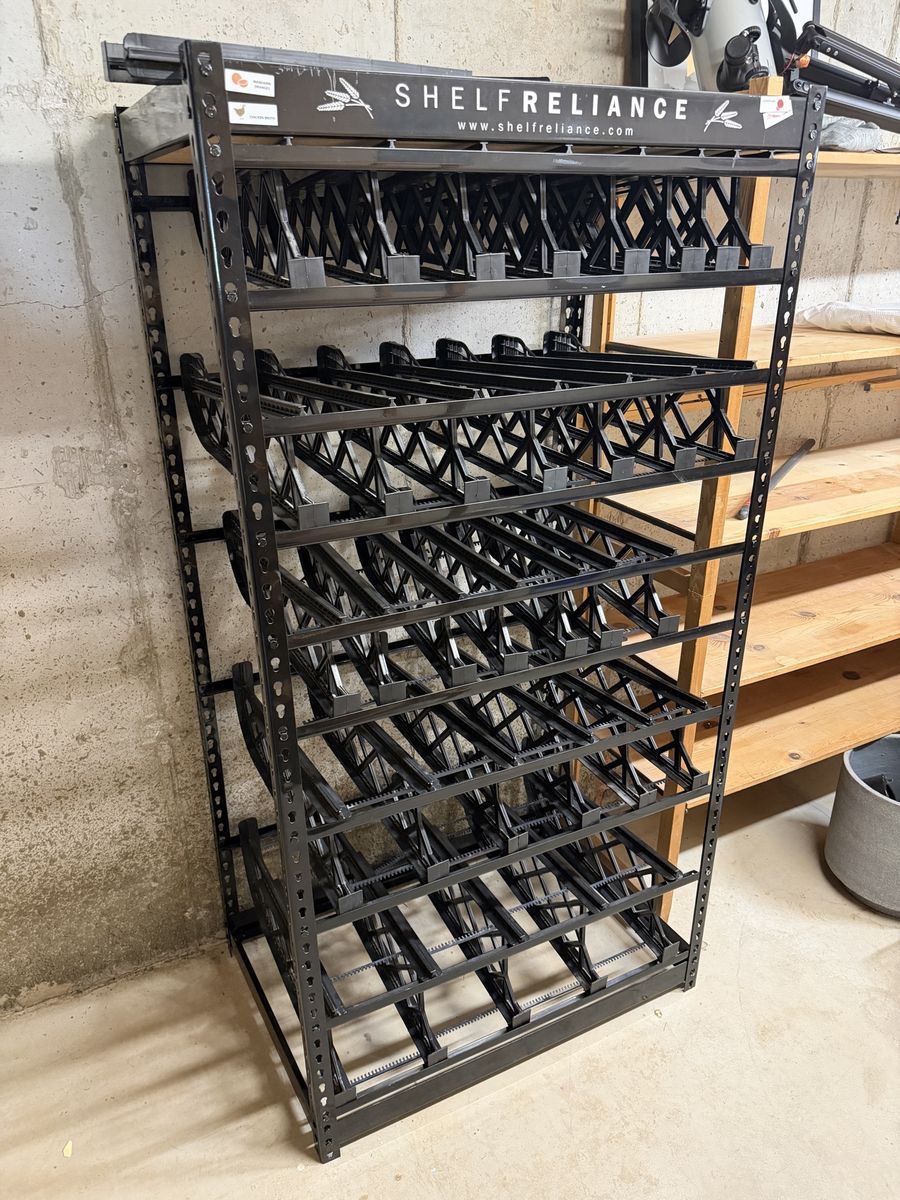 Shelf Reliance Freestanding Can Organizer Rack