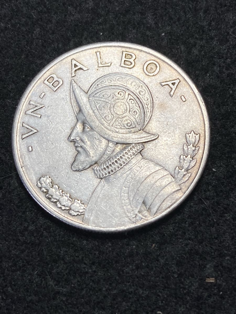 1934 Panama Balboa Silver Crown 90% Silver