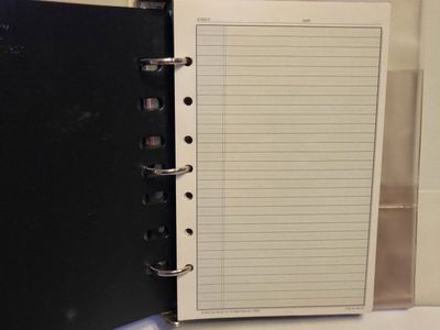 leather Day Planner.