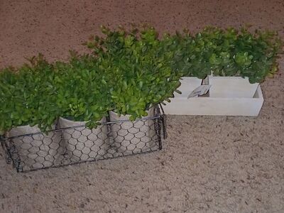 Decorative Fake Plants in Containers