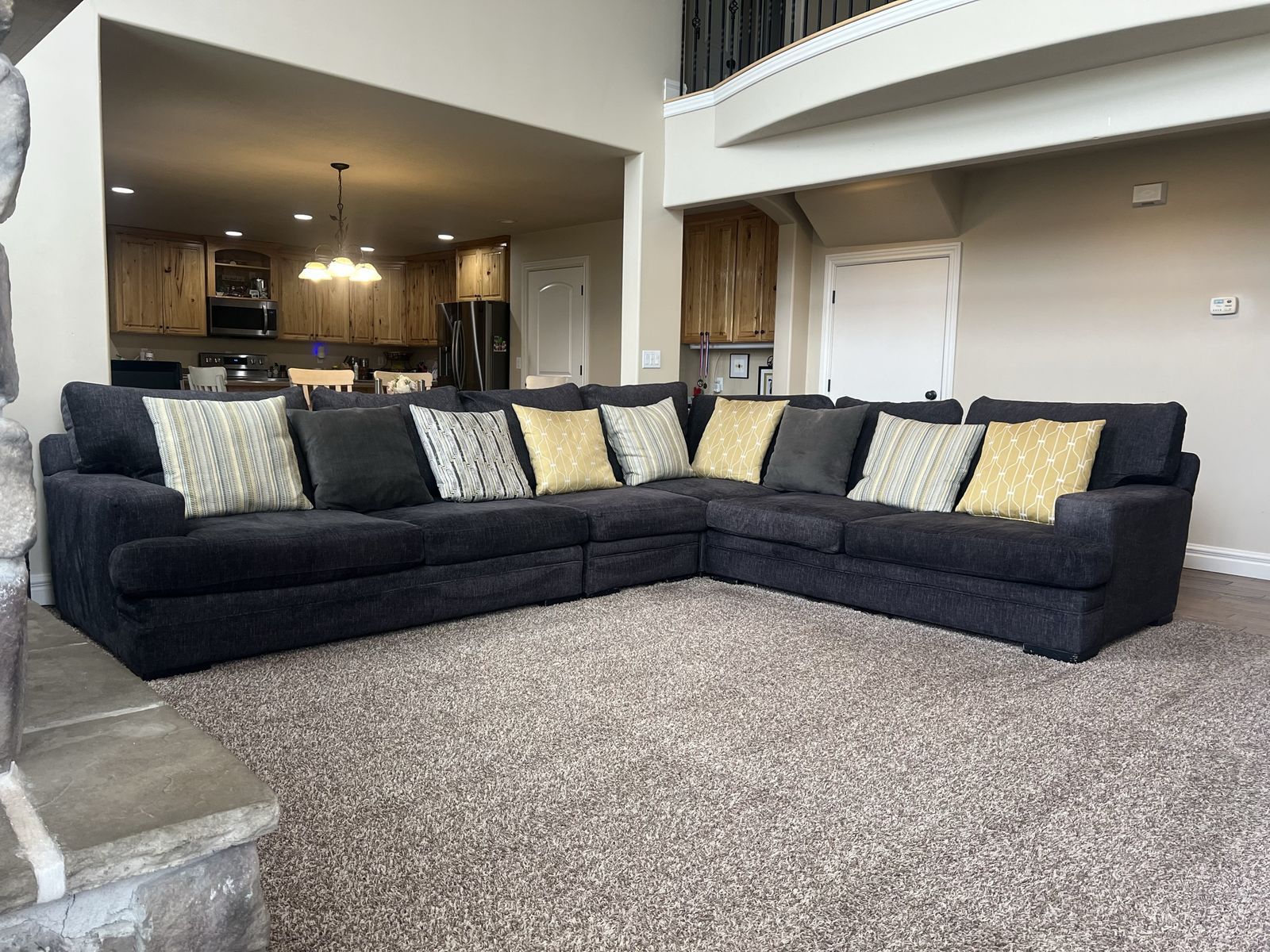 Comfy 10’ x 12.5’ sectional!