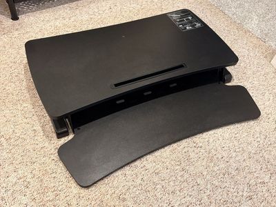 Standing desk converter